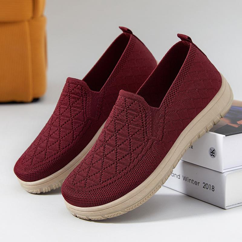 Shoes women's spring new versatile shallow mouth flat shoes cloth shoes soft sole comfortable and casual