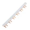 PIN TYPE Copper Busbar 2P 12 Way PVC Good Conductivity for Circuit Breaker Distribution Box