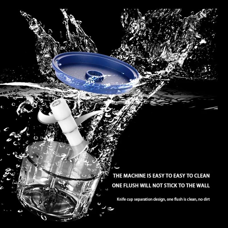 Fren Multifunctional Mini Electric Garlic Grinder Food Meat Chopper Type-c Rechargeable Complementary Food Grinder Machine