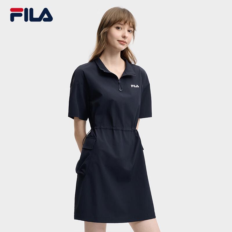 FILA Women's Woven Polo Shirt Dress