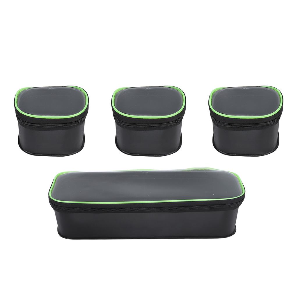 5Pcs Thickened EVA Fishing Tool Pouch Waterproof Fishing Tackle Box Wear Resistant Large Capacity Lightweight Storage