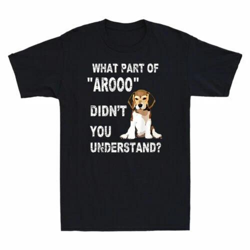 What Part Of Arooo Didn t You Understand Beagle Dog Puppy Vintage Men s T-Shirt S