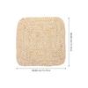 Breathable Straw Yoga Floor Pillow Handmade Woven Sitting Mat for Meditation Bed Pillow Indoor Outdoor Relaxation Pad