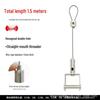 Stainless Steel Safety Cable for Hanging and Securing Signs or Lighting