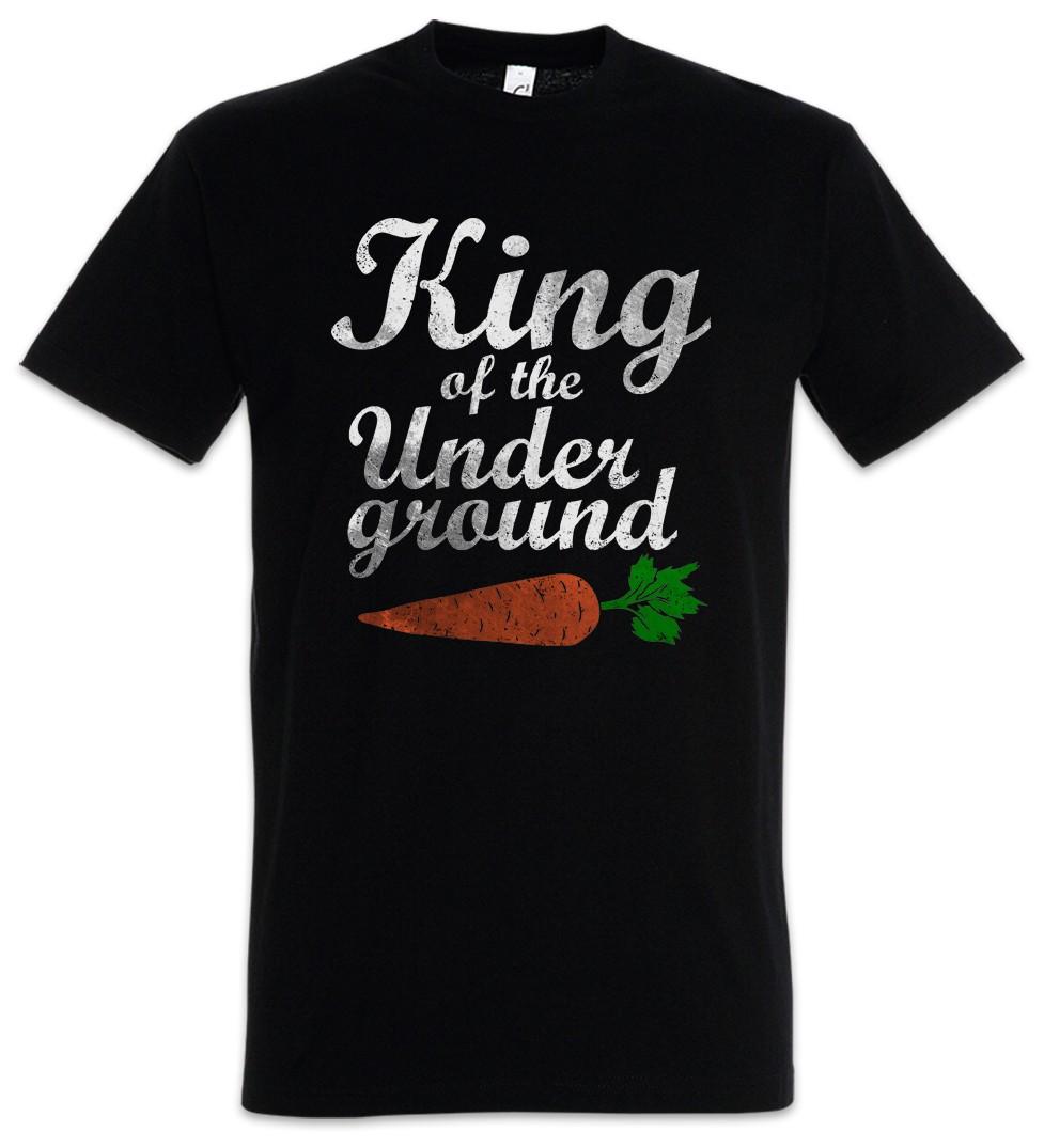 King Of The Underground Mens T-Shirt Mens Womens Tees Top Carrot Carrot Vegan Vegetables 3XL