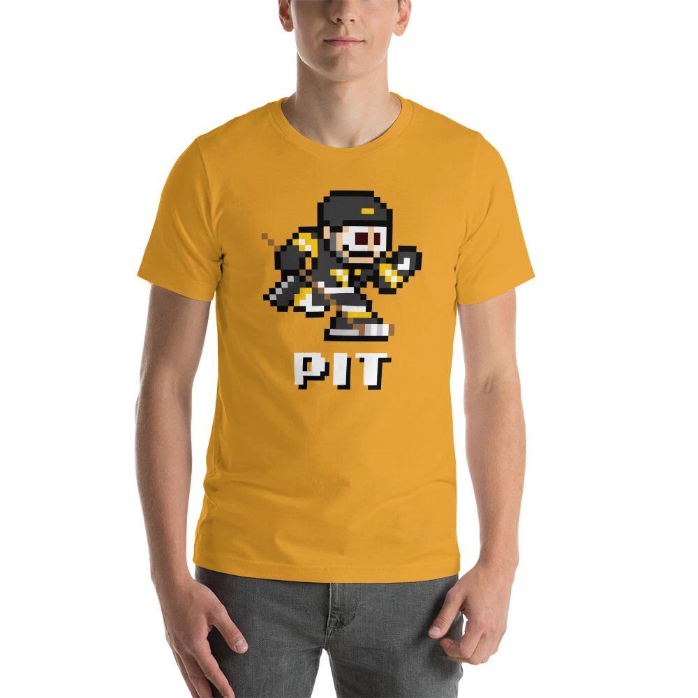 Pittsburgh Penguins NES Hockey Team Jersey 8-bit Nintendo Vintage Retro T-Shirt M