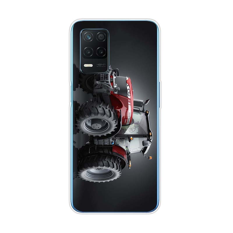 Cool Tractor Car pro Realme 8 8i V3 V5 GT Neo Flash Edition Explorer Master Neo2 Narzo 30 50i 50A C21Y Pouzdro na telefon