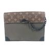 M30583 Taiga Monogram Pochette Steamer Bag Pouch Chain Flap Clutch