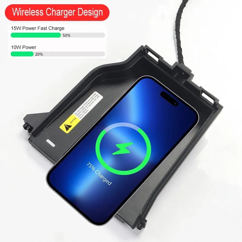 For 2016-2021 Toyota Land Cruiser 200 LC200 fj200 Center Control Wireless Charger Panel Assembly Fast Charge Upgrade Accessories