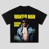 Benson Boone Wanted Man Grafik T-Shirt Für Männer Frauen Retro Popstar Tour Merch Streetwear Baumwolle Oversized T-Shirt Für Fans