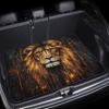 1Pcs Oil Painting Lion Head Car Trunk Mat with Anti Slip Cargo Liner Waterproof Rear Storage Protector Floor Mat for SUV Sedan V