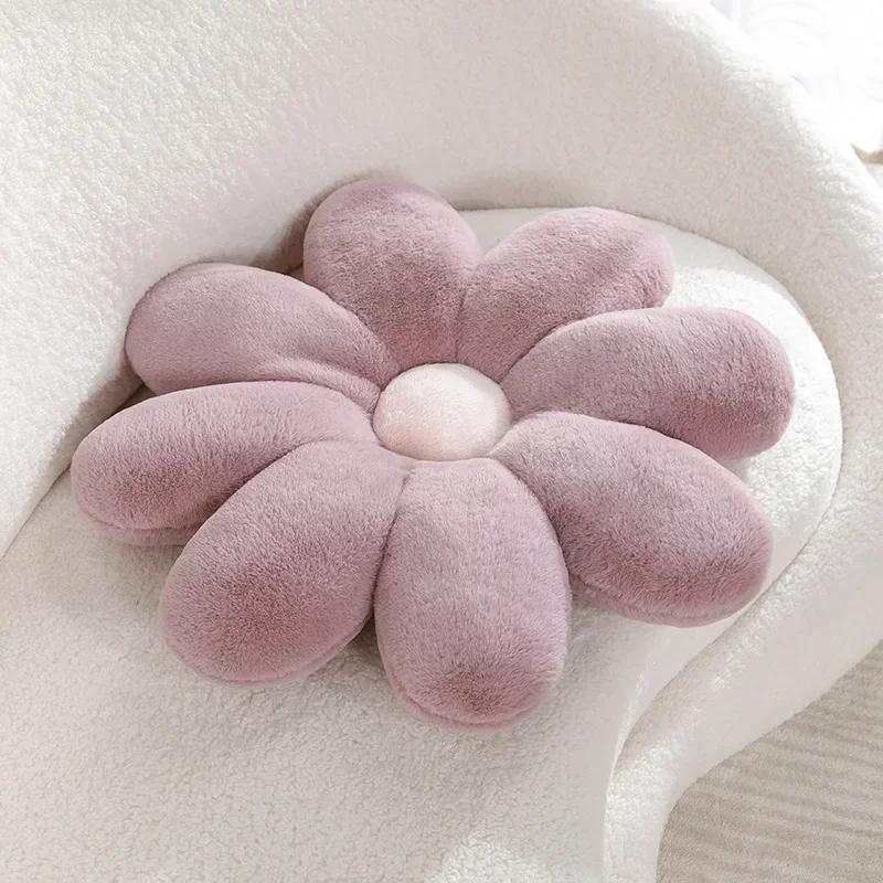 80CM Plush Cute Petal Cushion Sofa Cushion Home Seat Flower Pillow Cushion Flower Pillow  Home Decor