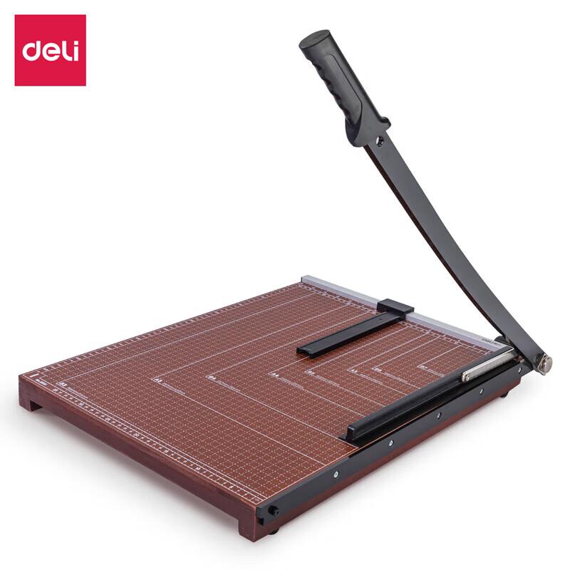 Deli 8001 Manual Wooden Paper Cutter