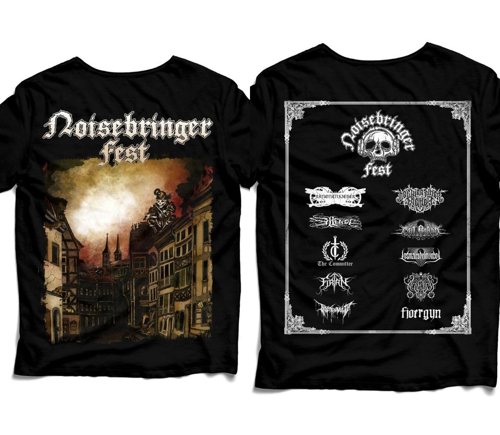 Rock Punk Tops Gothic Dark Heavy Metal Tshirt Kanonenfieber Pirnt Oversized Casual Cotton Streetwear Female Male Clothes Unisex
