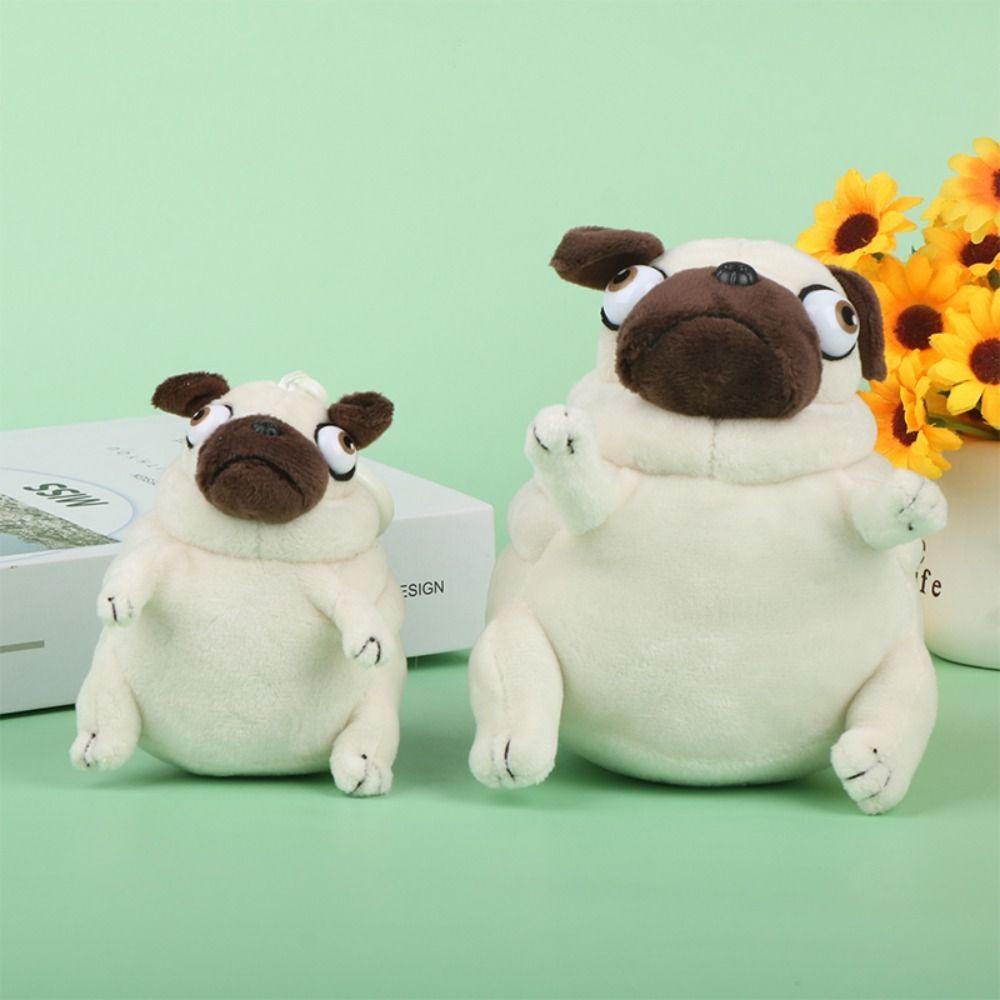 Mate Sitting Pug Dogs Pug Dog Plush Doll Elf Fat Pug Plush Toys Stuffed Toy Pug Dog Plush Toy