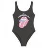 Womens/Ladies Washed Out The Rolling Stones Bodysuit
