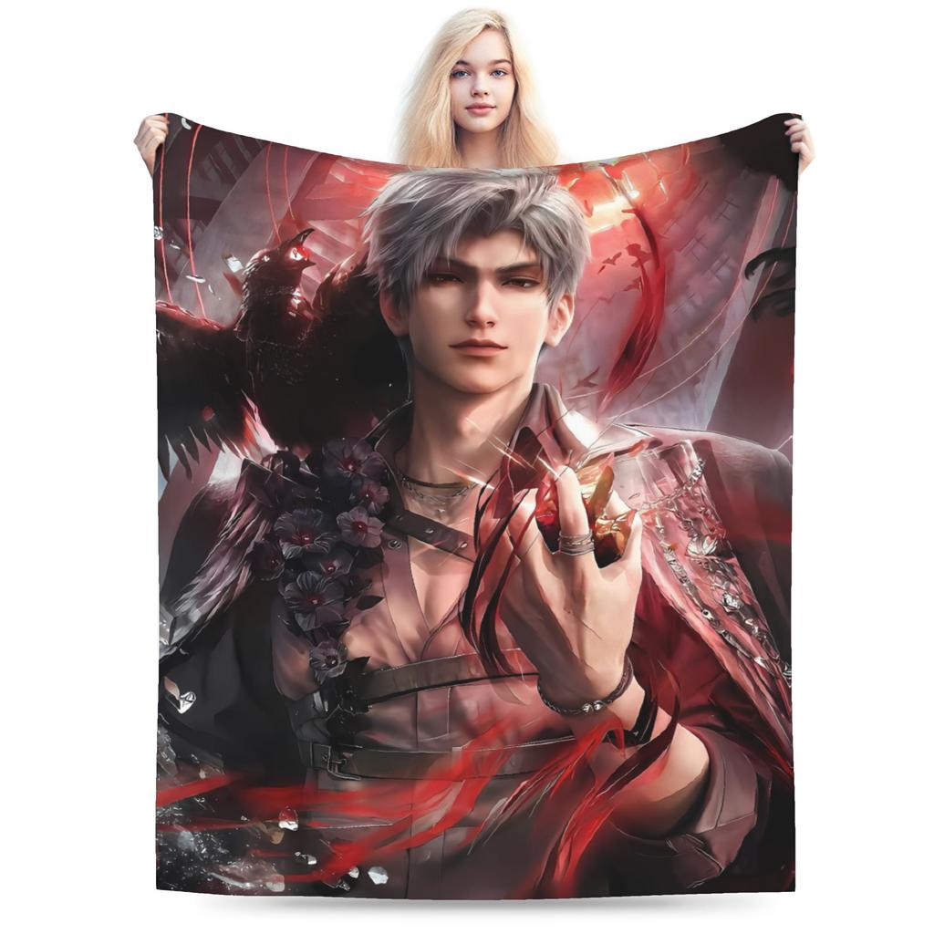 Soft Blankets Travel Love And Deepspace Sylus Bedding Throws Flannel Bedspread For Home Decor Novelty Sofa Bed Cover