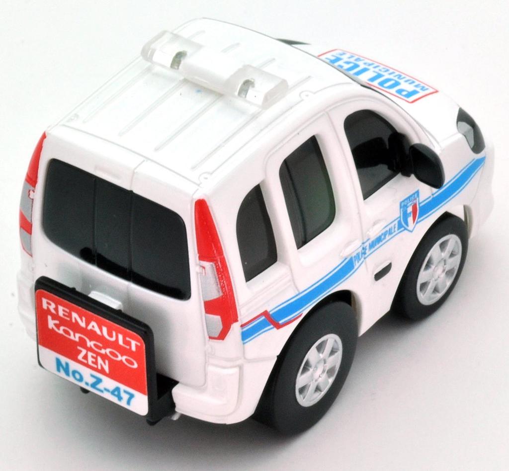 Z47b Renault Kangoo Police Car Choro-Q (White)