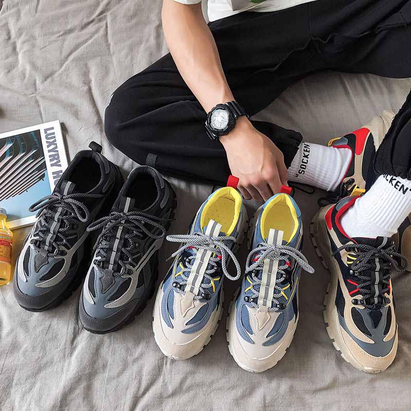 Plus Size 39-44 Summer Men Low-top Mesh Sneakers Comfortable Breathable Basketball Shoes Non-slip Running Shoes Outdoor Travel Shoeses