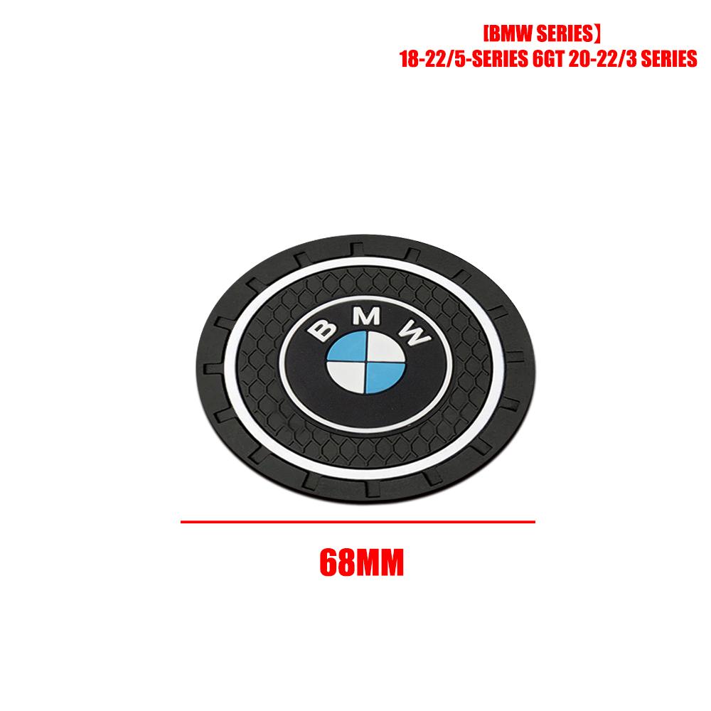 

2Pcs Silica Gel Car Coaster Water Cup Anti-slip Pad Auto Accessories For Bmw M Performance E46 F10 E39 F20 E36 E90 E60 F30 X3 X5 2PCS