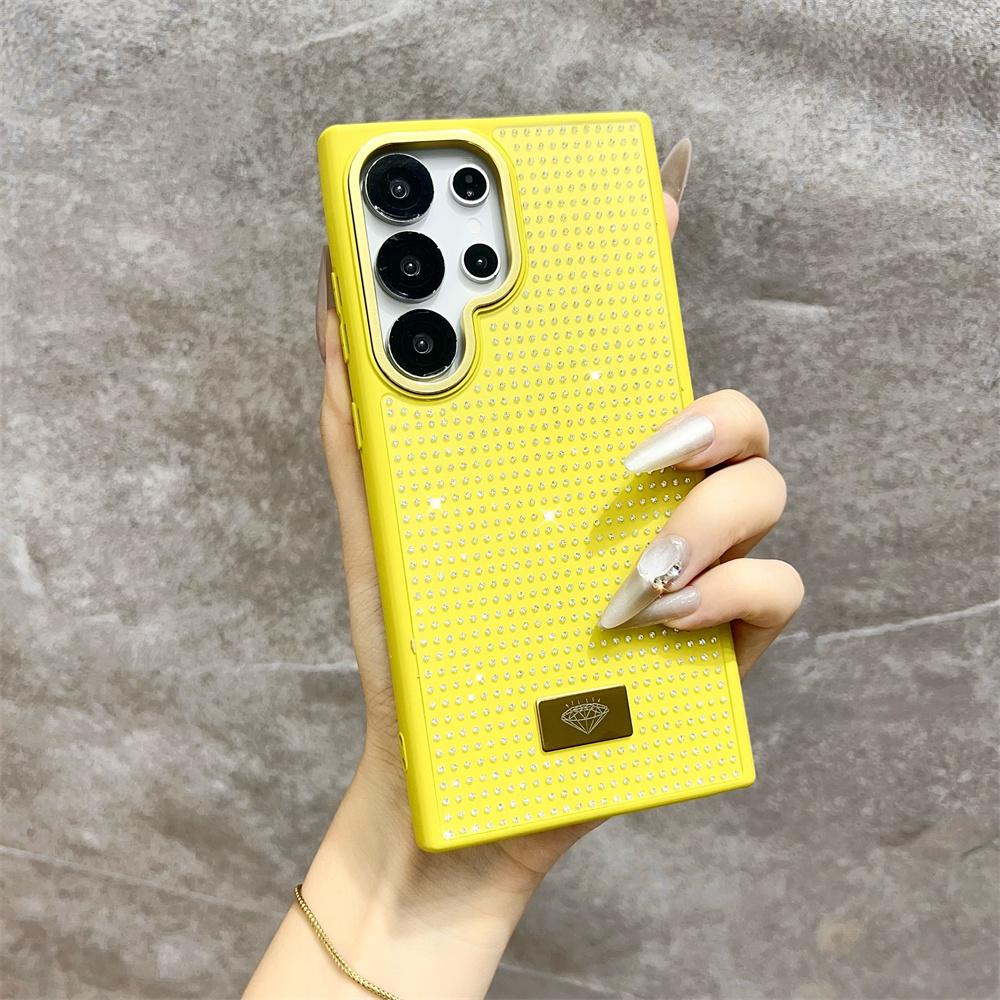 Luxury Girl Diamond Bling Glitter Phone Case for Samsung Galaxy S25 Ultra S24 S23 FE S22 S21 Plus A55 ZFLIP 6 High-grade Cover