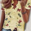 Frühling und Sommer Neues Kurzarm Rüschenhemd Mode Damen Bluse