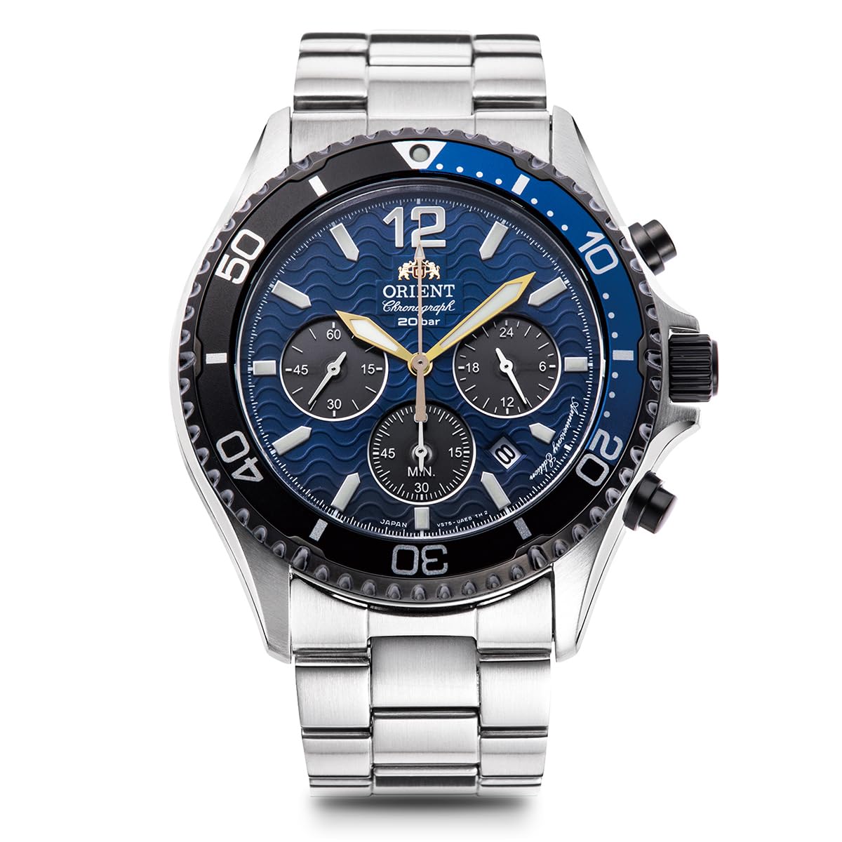 

Наручний годинник Mako Mako SOLAR Solar Powered Chronograph Limited to 300 with Domestic Warranty Blue Gradation [Orient Watch] Manufacturer RN-TX0208L