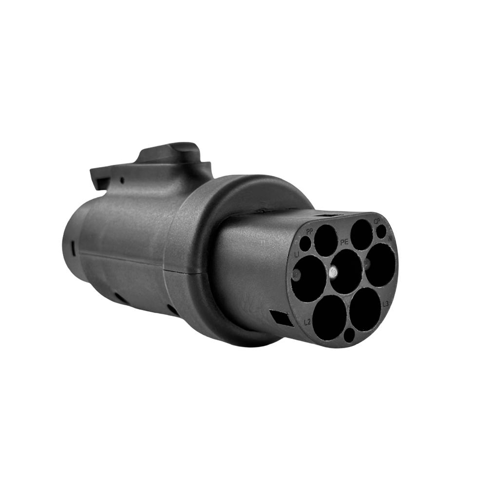 Type2 To Type1 EV Charger Adapter Converter 32A For Electric Vehicle Charging Connector Type2-Type1 Type2-Type1