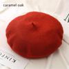 Wool Beret Hats Women Winter French Hat Girls Solid Color Fashion Autumn Winter Beret Hat For Women Flat Cap Hat Felt Berets