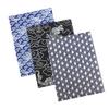 Daiko Sangyo Tenugui Hand Japanese Made In Komon Dark Set of 3 (Japanese Towel), Pattern, Japan, Men's (small Pattern), Color,