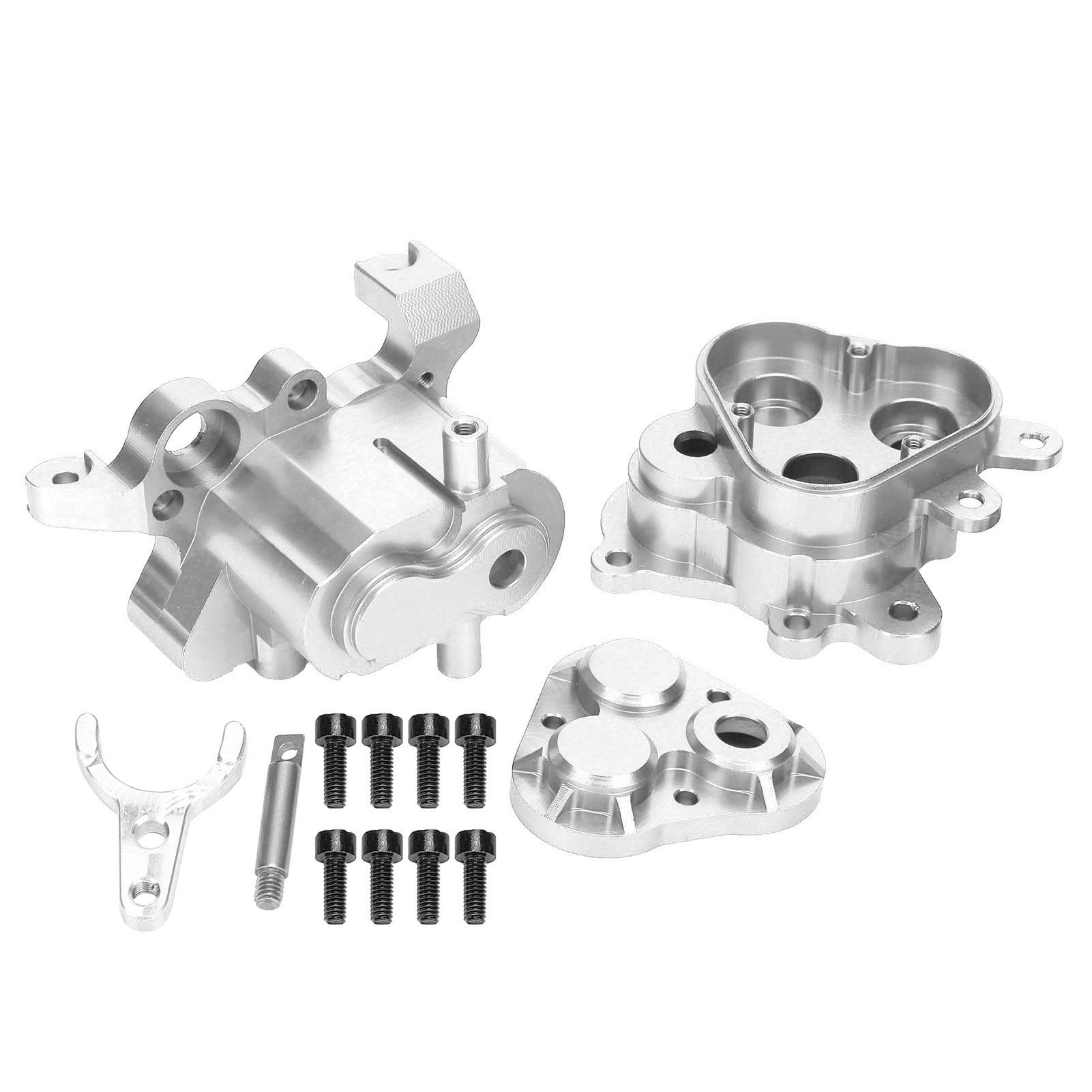 

Заміна корпусу редуктора зі сплаву алюмінію для радіокерованих автомобілів TRAXXAS TRX‑4 6 Simulation 1 10 сріблястий срібний