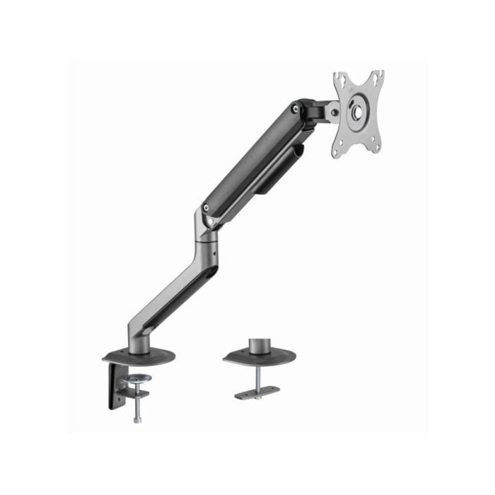 Support écran à fixer de 32' de la marque Gembird, conçu pour supporter un poids maximum de 9kg. Sa couleur est Gris.