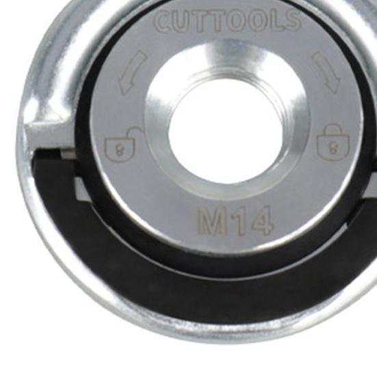 Angle Grinder Flange Nut M14 Thread Angle Grinding Tool Flange Nut Quick Clamping Nut Locking Plate Chuck Flange Nut for Angle Grinder Replacement