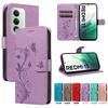 Fashion Butterfly Case On For Xiaomi Redmi 15 15C 4G 5G Poco C85 Flip Wallet Card Slot Magnetic Leather Book Cover Funda