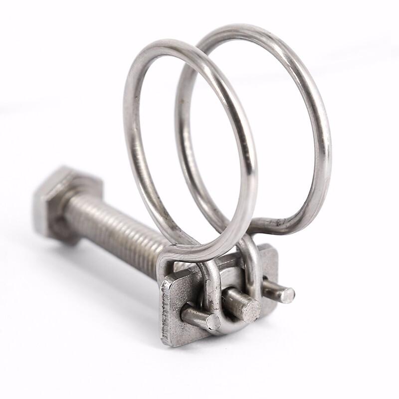 JNL 304 Stainless Steel Double Wire Hose Clamp
