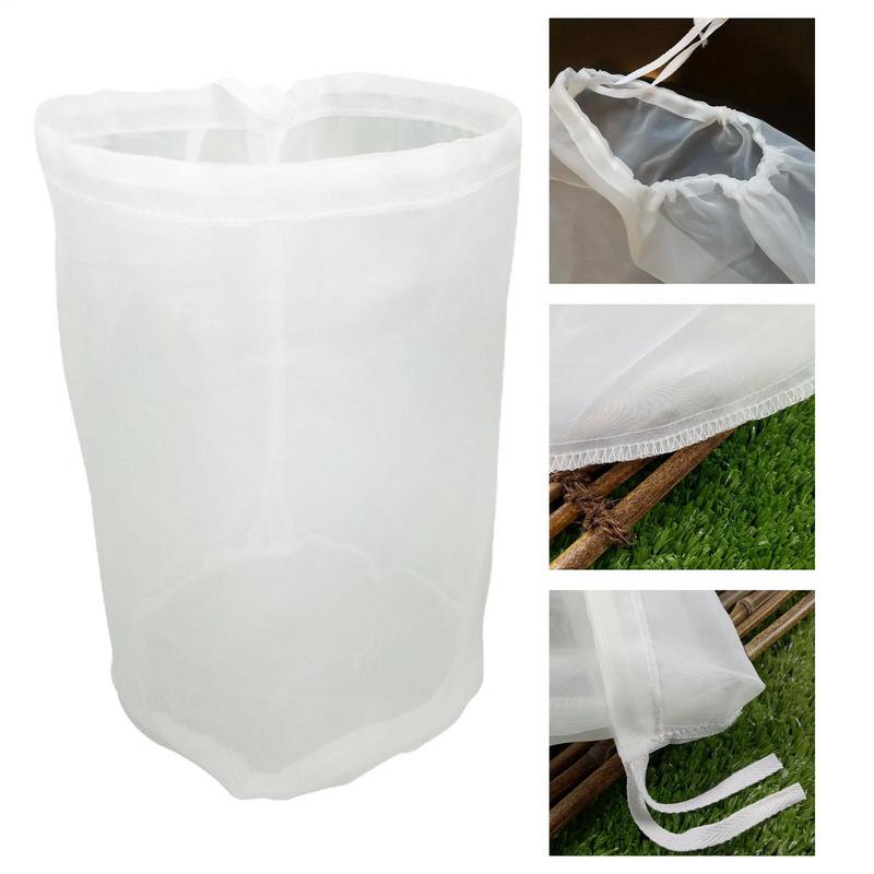 Beer Homebrew Filter Bag Reusable Home Beer Brew Filter Bag Kitchen Food Filter Bags Wort Fine Mesh Grain Filter Bag Bar Tools