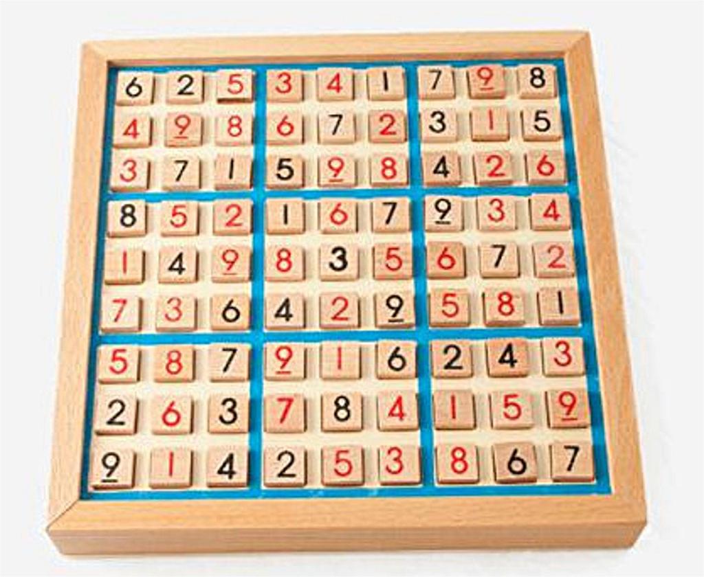 Sudoku Wooden Board Game Tabletop Game Sudoku Sudoku 9 Block Puzzle Brain Training Educational Toy Adults and Children Can Enjoy Over and Over Again