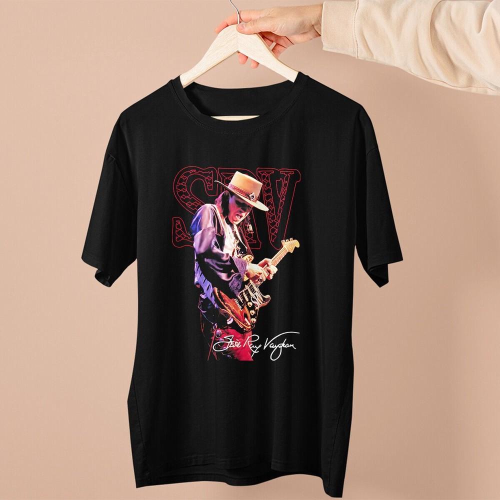 Stevie Ray Vaughan SRV Couldnt Stand the Weather Live Alive Classic Music Shirt Unisex T-Shirt S