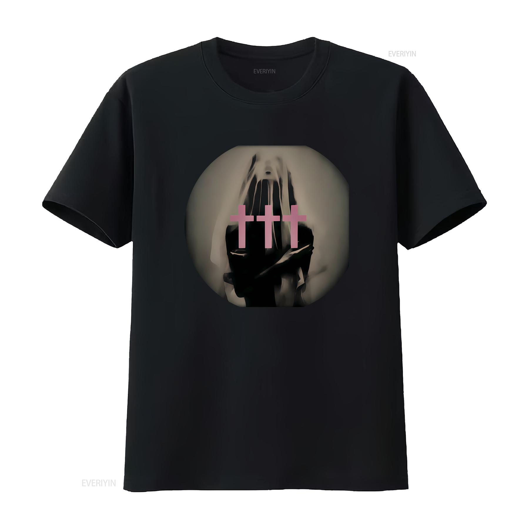

Rare Crosses Band Gothic Style Black T Shirt Available in All Sizes S 5XL vintage Washed Comfortable Soft Versatile 4XL