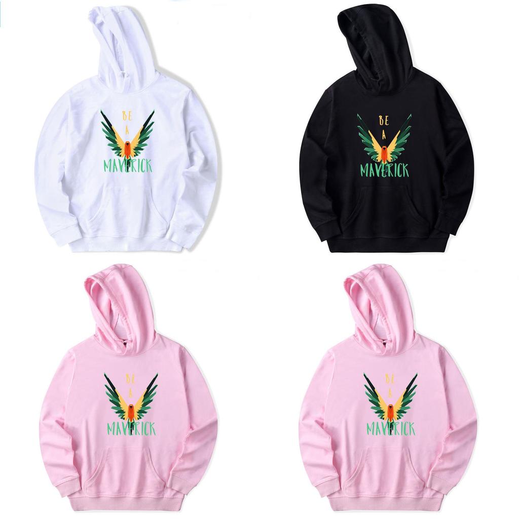 Sweat à Homme Capuche Logan Paul Be A Maverick Bird Femme Sweatshirts Pull Veste