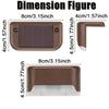 4 Pack LED Solar Deck Lights Waterproof for Garden Pathway Yard Patio