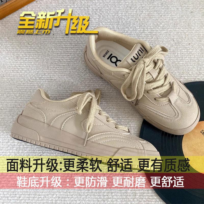 

Super fire versatile platform casual sports skateboard shoes 2025 new niche design bread shoes women ins tide 35