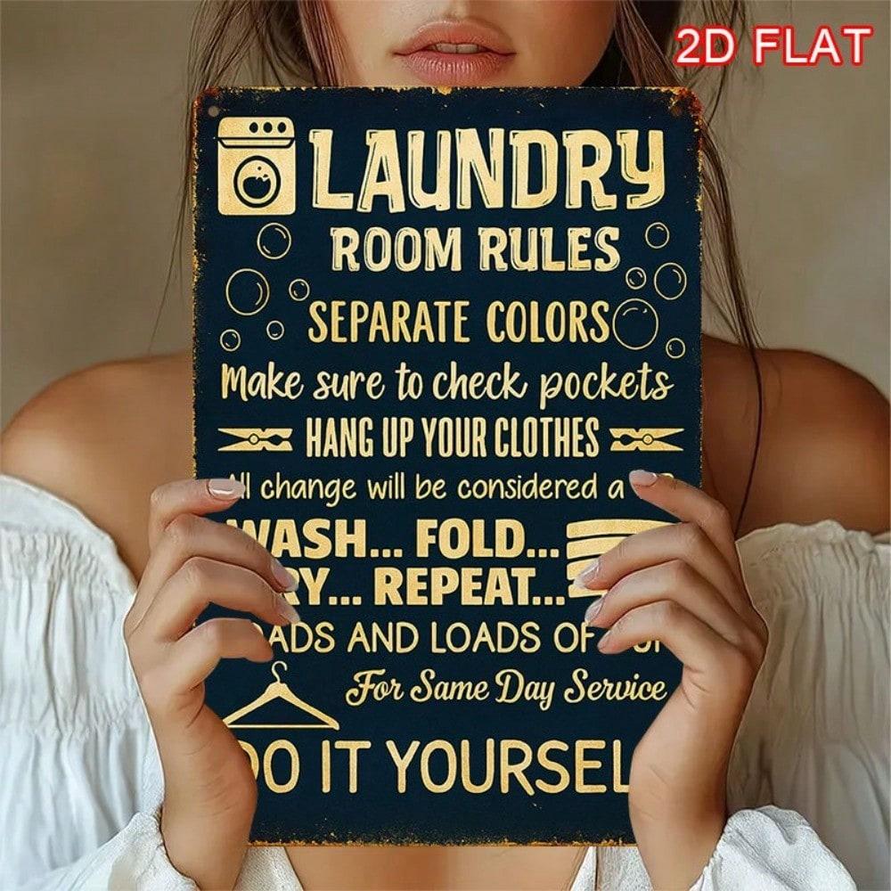 Retro Metal Paintings, Furniture, Living Room Decoration 20x30cm