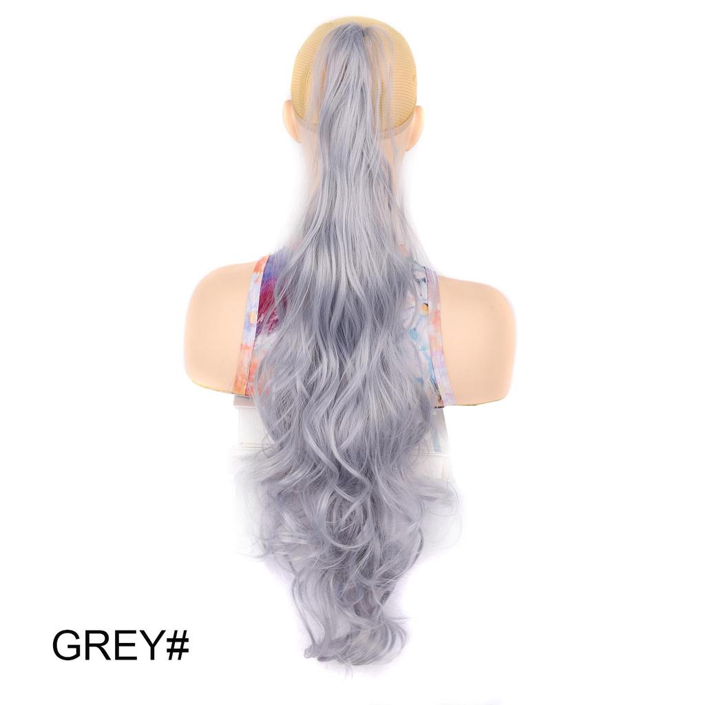 32 Zoll Langes Welliges Pferdeschwanz-Haarteil Flexibles Umwickelbares Pferdeschwanz-Haarteil für Damen Natürliches Aussehen Synthetisches Haar-Add-On