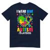 I Wear Blue For My Son Autism Awareness Unisex Unisex Kids Mom TShirt