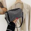 Luxury Bright Rhinestone Shoulder Bag Ins Style Crossbody Bag Fashionable Versatile Handbag Armpit Bags For Women Girls Gift