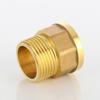 1PCS 1/2" 3/4" 1"Female/Male Threaded Brass Octagonal Bushing Reducer Copper Pipe Fitting Water Gas Adapter Connector