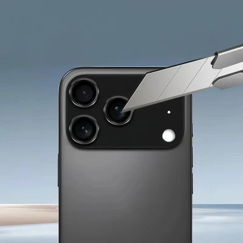 1Pc Protective Film For iPhone 17 Pro Max For iPhone 17 Pro Full Coverage Ultra-Thin Camera Lens Protector Metal Frame 2026 New