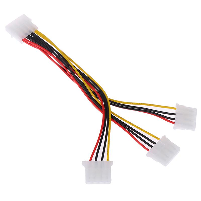 4 Pin Ide 1-To-3 Molex Ide Female Power Supply Splitter Exentsion Adapter Cable
