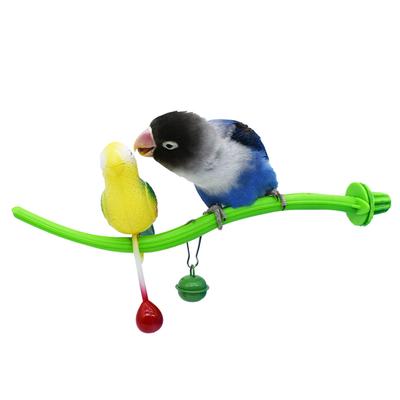 Parrot Perch for Birdcage Screw Perch Stand Cockatiel Platform Birdcage Perches Climbing Perch Toy for Parakeets Budgies